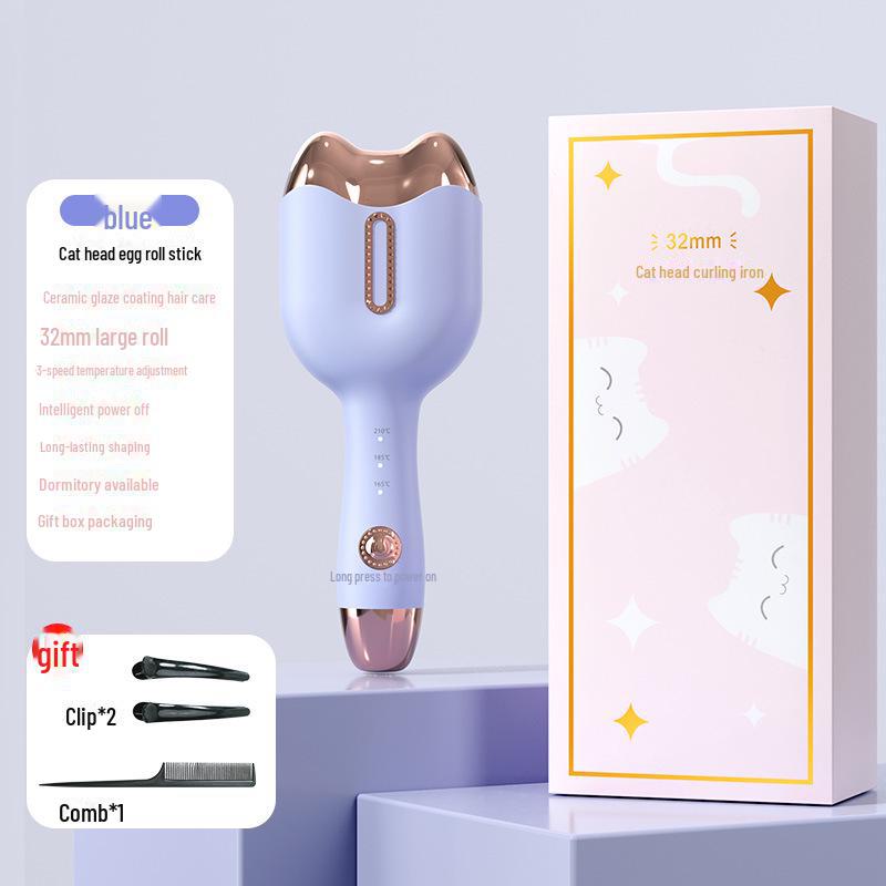 

Интернет-знаменитость Котёнок Коготок 32 мм Плойка с эффектом водной ряби