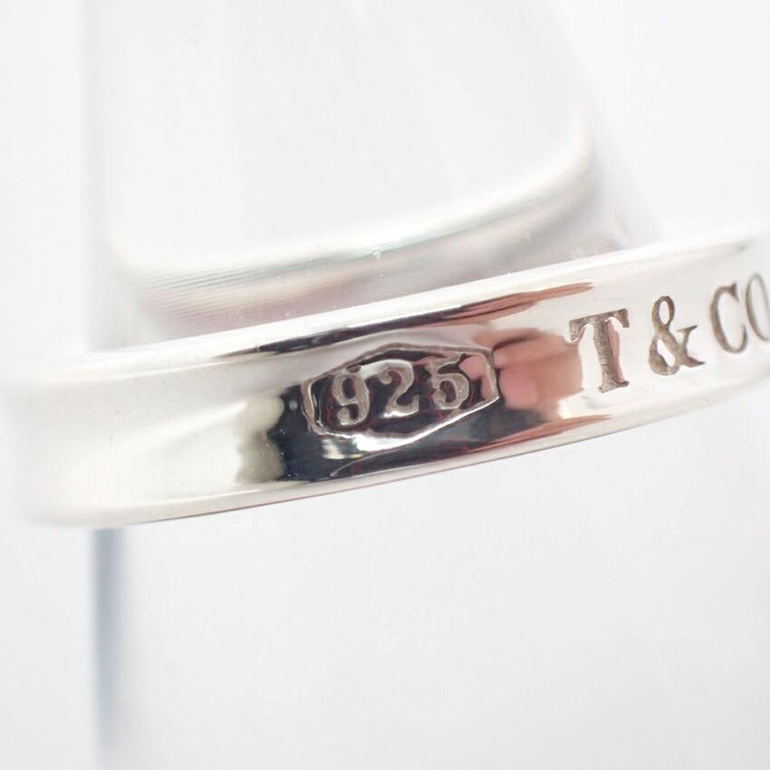 Used Tiffany 925 1837 Narrow Ring, Size 7, j58-2