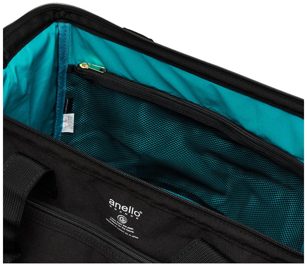 Anello GROSSE erweiterbare 2-Wege Boston Tasche, A4 Format, Leicht, Wasserabweisend, Mehrere Fächer, SPS GTC3341Z, Schwarz, Einheitsgröße