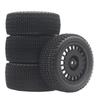 RS Wear-Resistant Off Road Tires Plastic Wheel Rim Rubber Tyre for 1:10 RC Car HSP 94107 94166 94106 94155 Tamiya Wltoys 144001