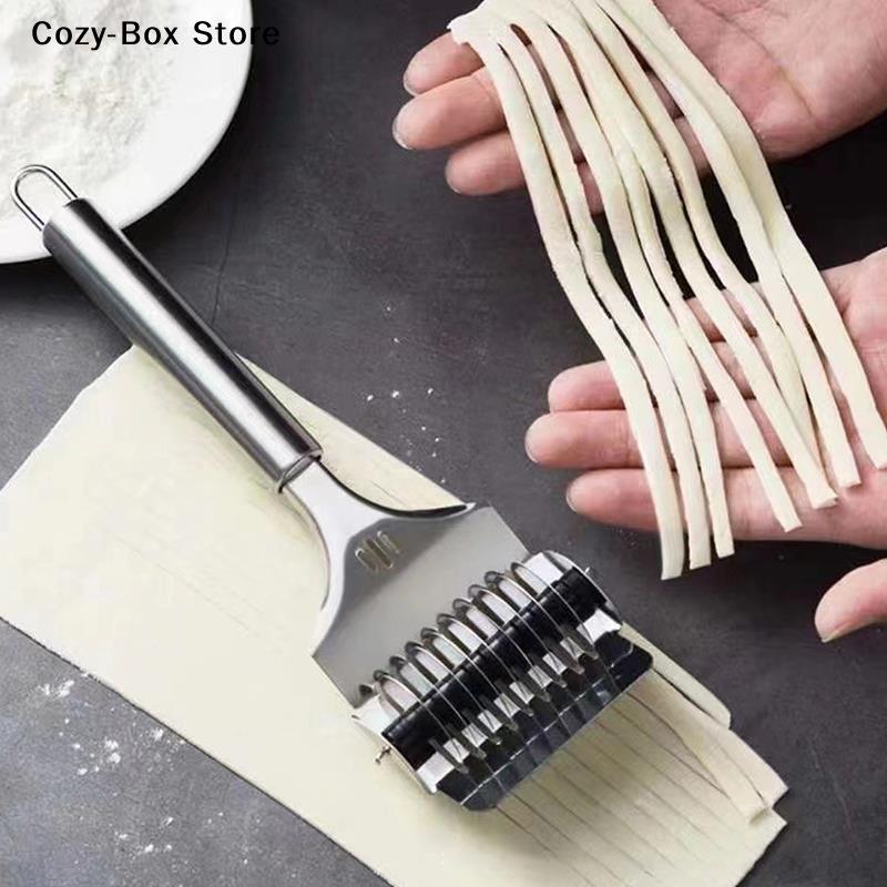 [ZY]Stainless Steel Spaghett Cutter Pasta Machine Dough Noodles Maker Ginger Garlic Roll Crusher Kitchen Cooking Gadgets 1