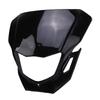 Motorcycle Headlight Fairing Mask Black Front Headlamp Cowl Replacement for WR250F WR450F YZ250F YZ450F 2015 2019