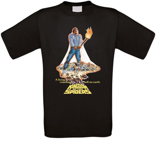 Kingdom Of The Spiders Mörderspinnen Culto Horror Movie T-Shirt Todas Tallas Neu M
