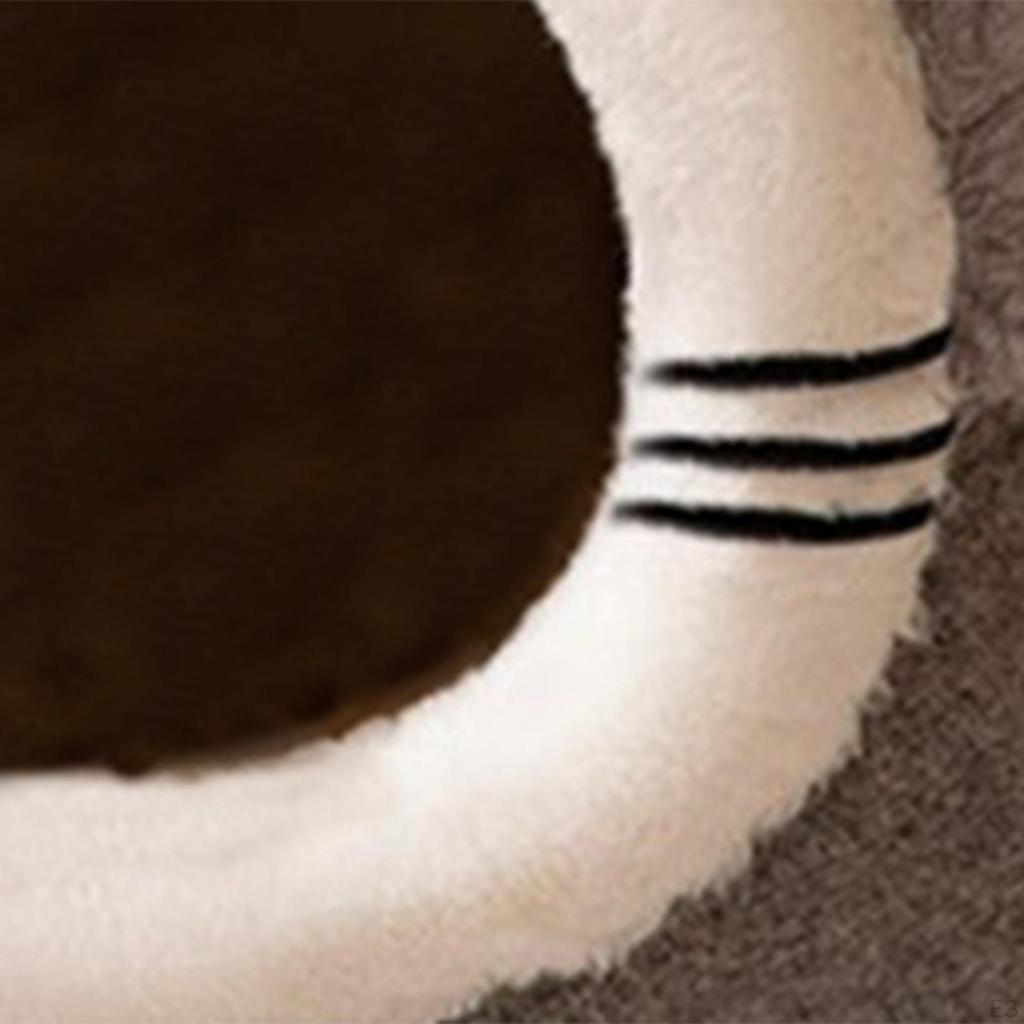 Katzenhaus Innen Geschlossenes Zelt Hütte Schlafnest Anti Slip Bottom für Winter Vielseitig Mongolisch