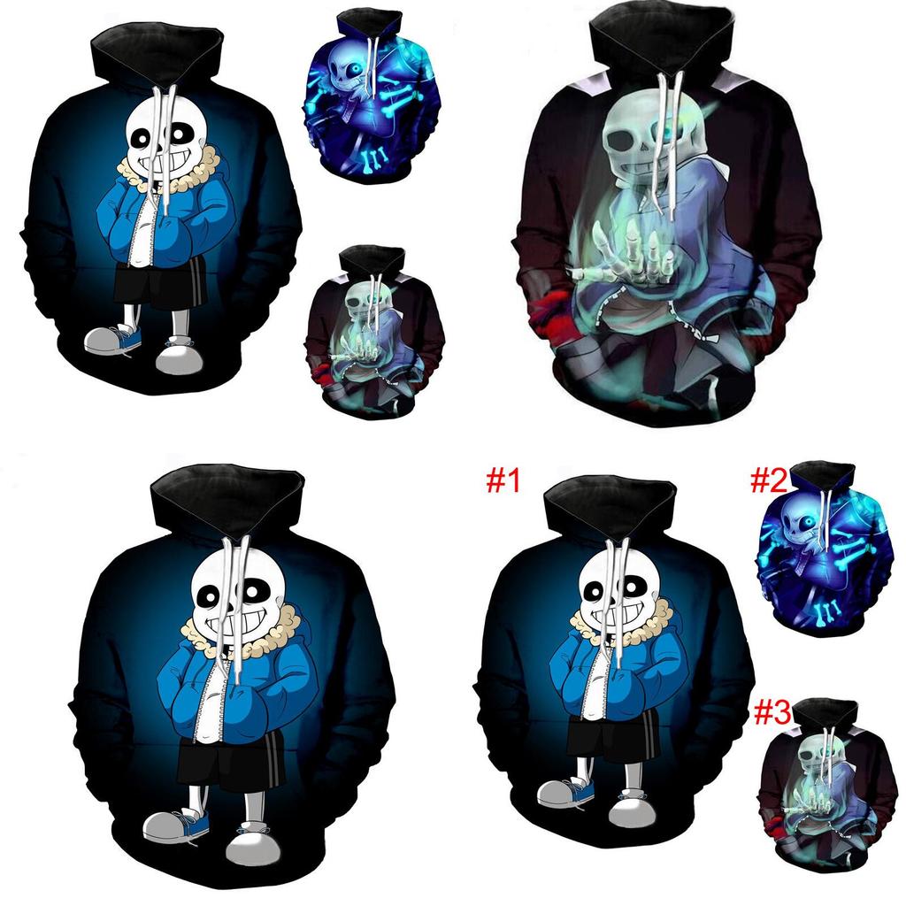 Cartoon Frisk Undertale 3D-Druck Hoodies Sweatshirt Pullover Jacke Sweatshirt