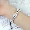 Handmade Beaded Shell & Pearl Bracelet for Women - Summer Beach Vacation Wristband