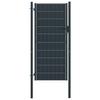 Vidaxl Gartentor aus PVC und Stahl 100 x 164 cm Anthrazit