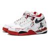 Nike Flight Legacy Dragon Spirit Abrasion Resistant Abrasion Resistant Mid Top Vintage Basketball Shoes Men's Red White BQ4212-100(Team1592-)