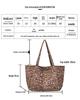 Leopard Print Large Capacity Tote Bag - Versatile Autumn/Winter Shoulder & Commuter Handbag