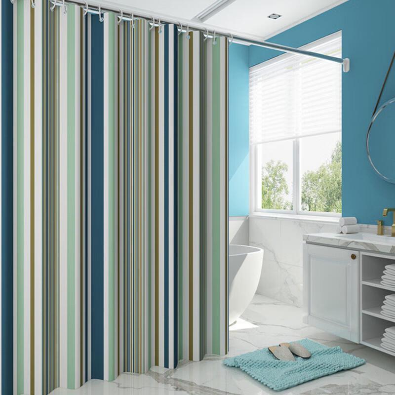 

Водонепроникна Чорна Поліестерова Шторка для Душу