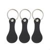 3 Pieces Shopping Trolley Tokens Keychain Cart Gift Lightweight Portable Stainless