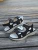 Women's 2026 Summer Velcro Sandals: Large Size, Comfortable, Lightweight, Breathable Beach Shoes with Thick Sole