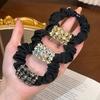 Ladies Flash Drilling Small Intestine Hair High-quality Hair Rope High Elastic Durable Hair Rope Rubber Band Hair Accessories