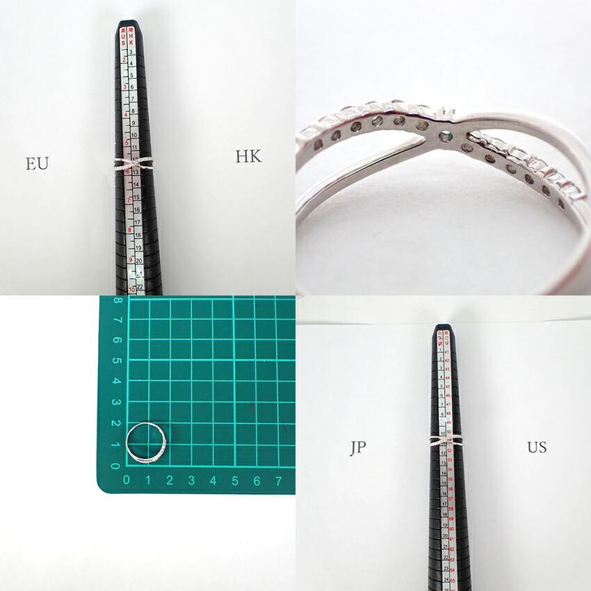 [Used] K18WG Diamond/0.17ct/Ring/Size 11/g427-49