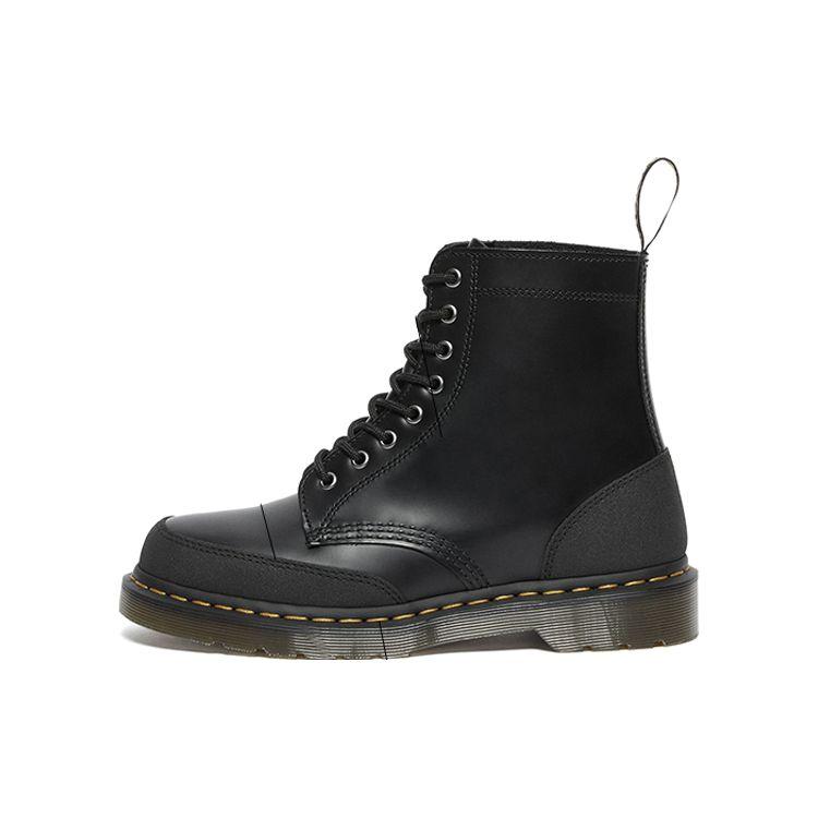 Dr. Martens Unisex 1460 Guard Panel Leather Lace Up Boot Black 27466001 36