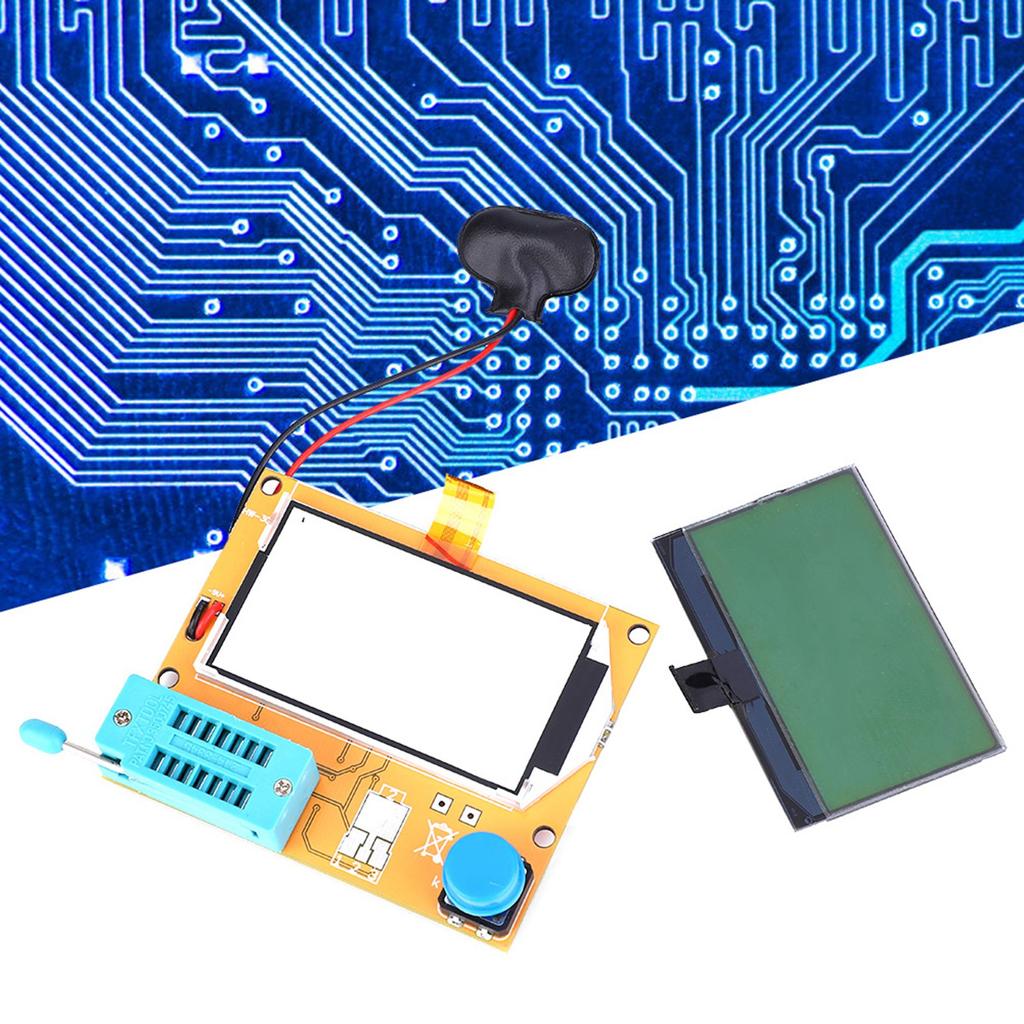 Mega328 Transistor Widerstand Kondensator ESR Meter Multimeter Tester mit Transparentem Gehäuse Kit