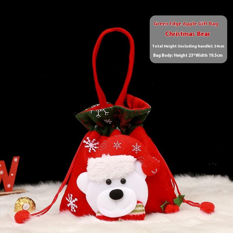 Christmas Apple Bag Children's Gift Bag Kindergarten Candy Bag Christmas Eve Apple Packaging Gift Box