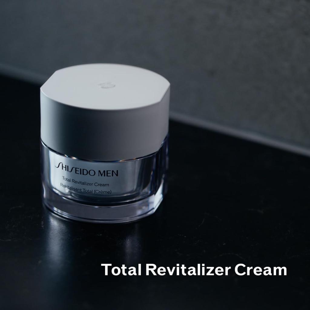 SHISEIDO MEN Total R Cream N Serum Citrus and Bamboo Green Scent 50g Men's Cream/Men's