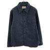 FULLCLOTHINGFACTORY Made In Japan Long Sleeve Wool Shirt 38 Blue Jacket Men's Used