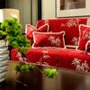 New Chinese Sofa Cushion, New  National Tide Red High-End Solid Wood Sofa Cover, Universal Non-Slip Seat Cushion In All Seasons