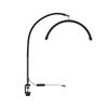 16-inch Desk Clamp Crescent Beauty Lamp, 20W Flexible Hose, for Tattooing, Eyebrow Shaping, Nail Art, U-Shaped Eye Protection, Eyelash Extension.