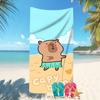 Niedliche Strandtücher mit Capybara-Print: Perfekt für den Sommer! Sofakissenbezug, Raum Heimdekorationortabel