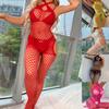 All Seasons Erotic Sleepwear Sexy Lingerie Women Bodysuit Moderate Elasticity