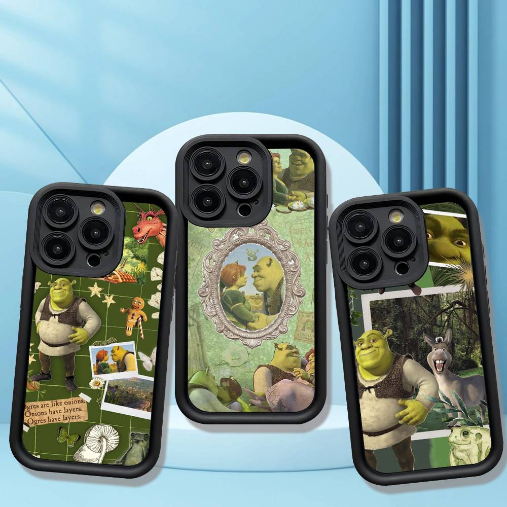 Classic Movie S-Shrek Phone Case For IPhone 11 12 13 16 15 17 14 Pro Max Soft Funda Silicone Cover