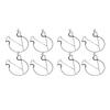8pcs Railing Plant Pot Holder Iron Rack Floating Garden Flower Pot Stand Baskets Shelf for Outdoor