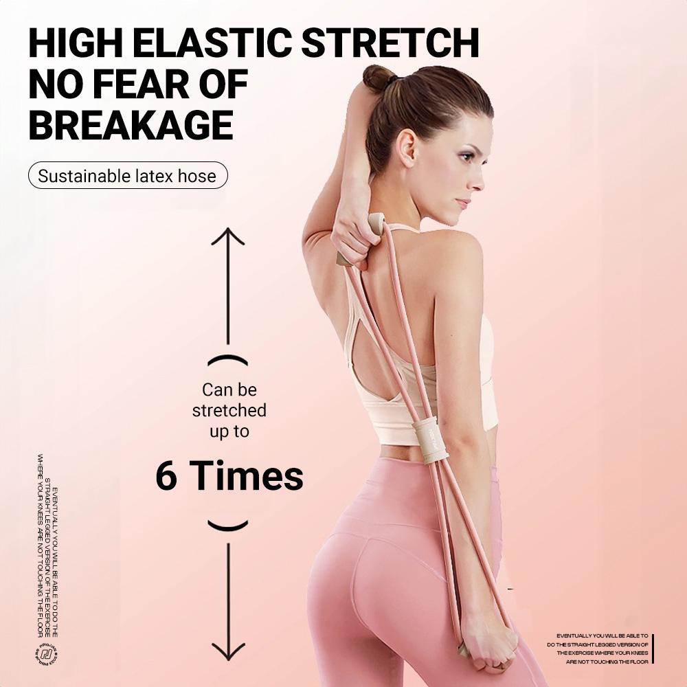 1PC 8-shaped Tensioner Resistance Band for Arms Chest Expander Gym Yoga Pilates Fitness Equipment Exercise At Home