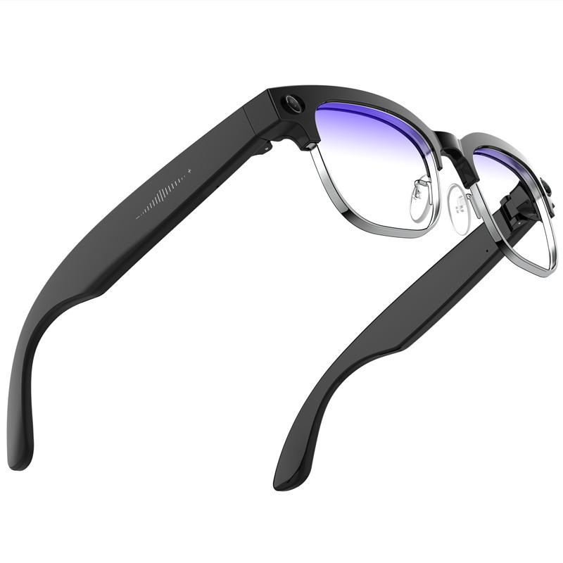 W630 KI Intelligente Übersetzungsbrille Erkennung 8MP HD Kamera Video-Audioaufnahme Outdoor Sonnenbrille BT Anruf Tragbares Headset