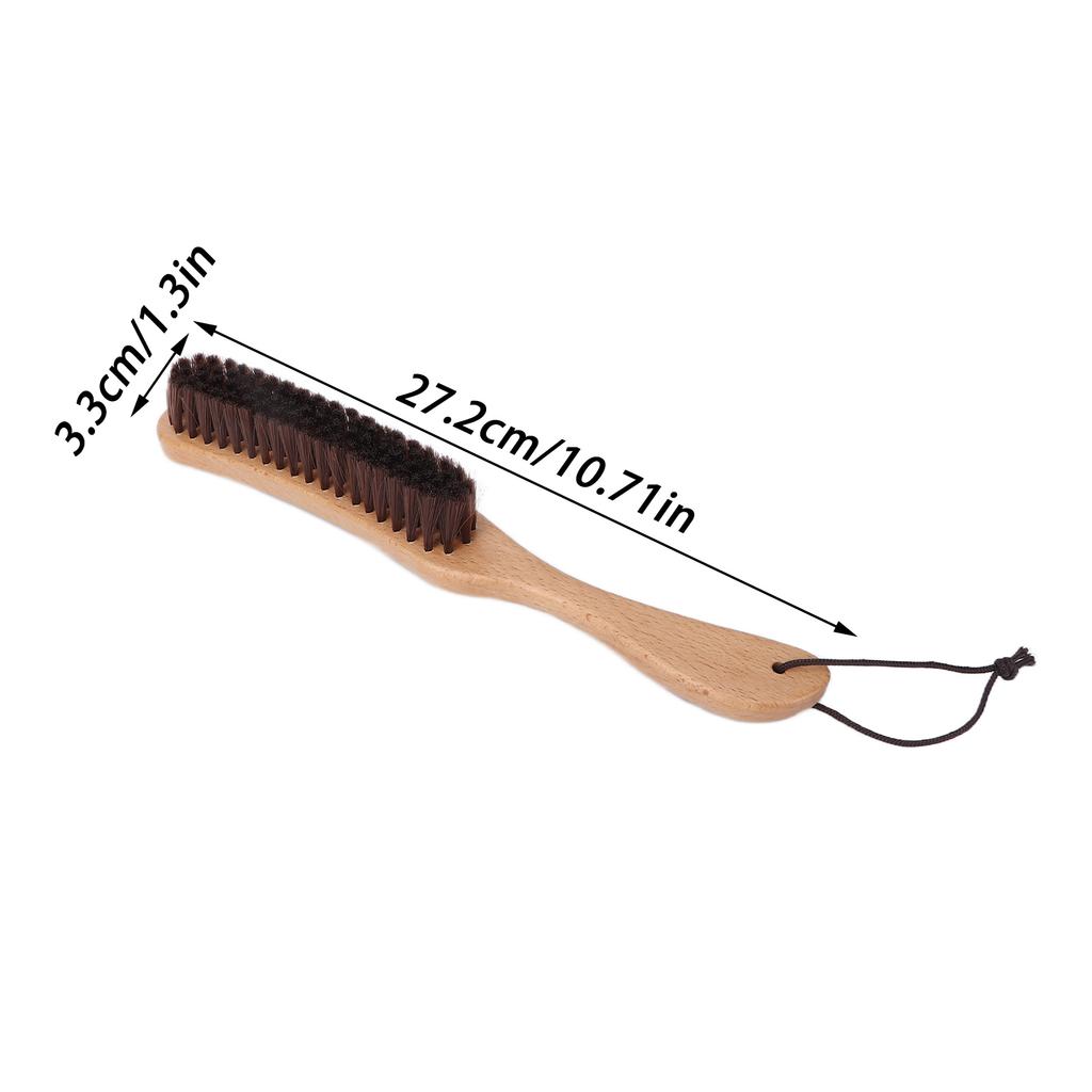Clothes Brush Antistatic Sweater Lint Hair Removal Wooden Handle Garment Brush Comb