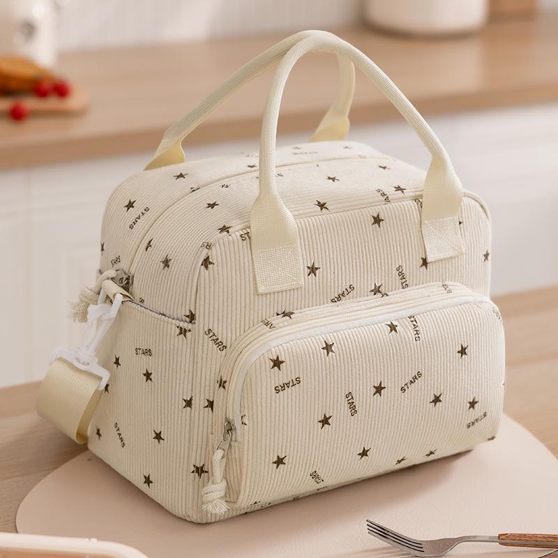 Japanese-Style Insulated Bento Lunch Bag for Kids - Portable Picnic Handheld