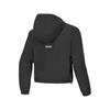 Skechers SS25 Fashion Simple Comfortable Soft Hooded Breathable UV Protection Cooling Sunscreen Women Outerwear Carbon-Black P225W004-0018