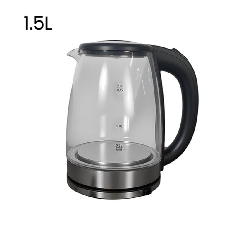A13I-2L Electric Kettle Glass Fast Boil LED Household Appliance EU Plug