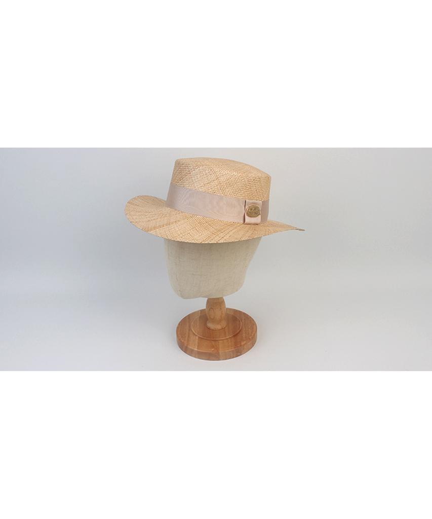 Yunibeosyeolkemiseuteuli Ivory Line Bau Flat Fedora Panama Hat