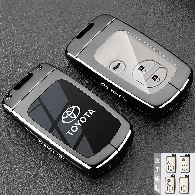Zinc Alloy Key Cover for Toyota Vitz Camry Corolla RAV4 Highlander Avalon Yaris L - Replacement Key Case for Zihao ZixuanYOTA Yi LH5