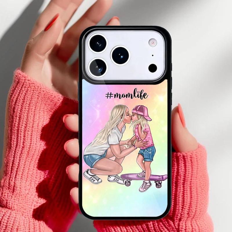 

Super Mom Baby Phone Case for iPhone 17 Air 16e 15 14 13 Pro Max Back Cover for 12 11 Pro Coque iPhone 14 Pro