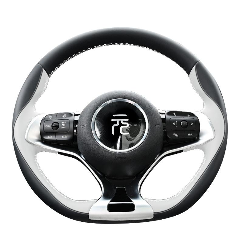 High Hand Sewing Stitching Car Steering Wheel Cover For BYD ATTO 3 Yuan Plus 2025 2025 2025 Nappa Leather Auto Interior Wrap