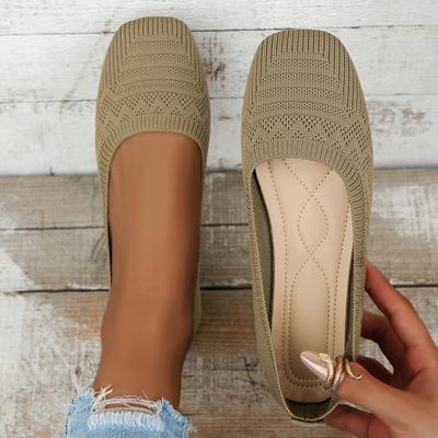 Summer Casual Comfortable New Style Breathable Flat Shoes, Fly-constructed Breathable Soft-soled Women's Shoes