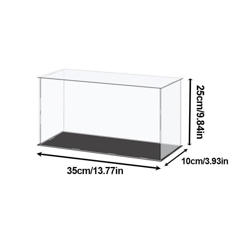 Transparent Storage Box Acrylic Model Display Box Countertop Box Organizer Stand Dustproof Protection Showcase for Action Figures/Toys/Collectibles