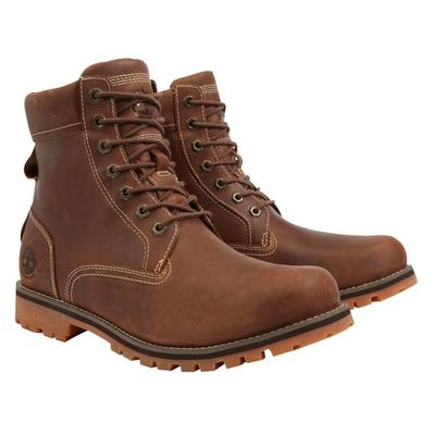 Timberland Rugged Mid Lace-Up Waterproof Boots for Men TB1A2JJBF131 Brown 9.0 / 27.0cm