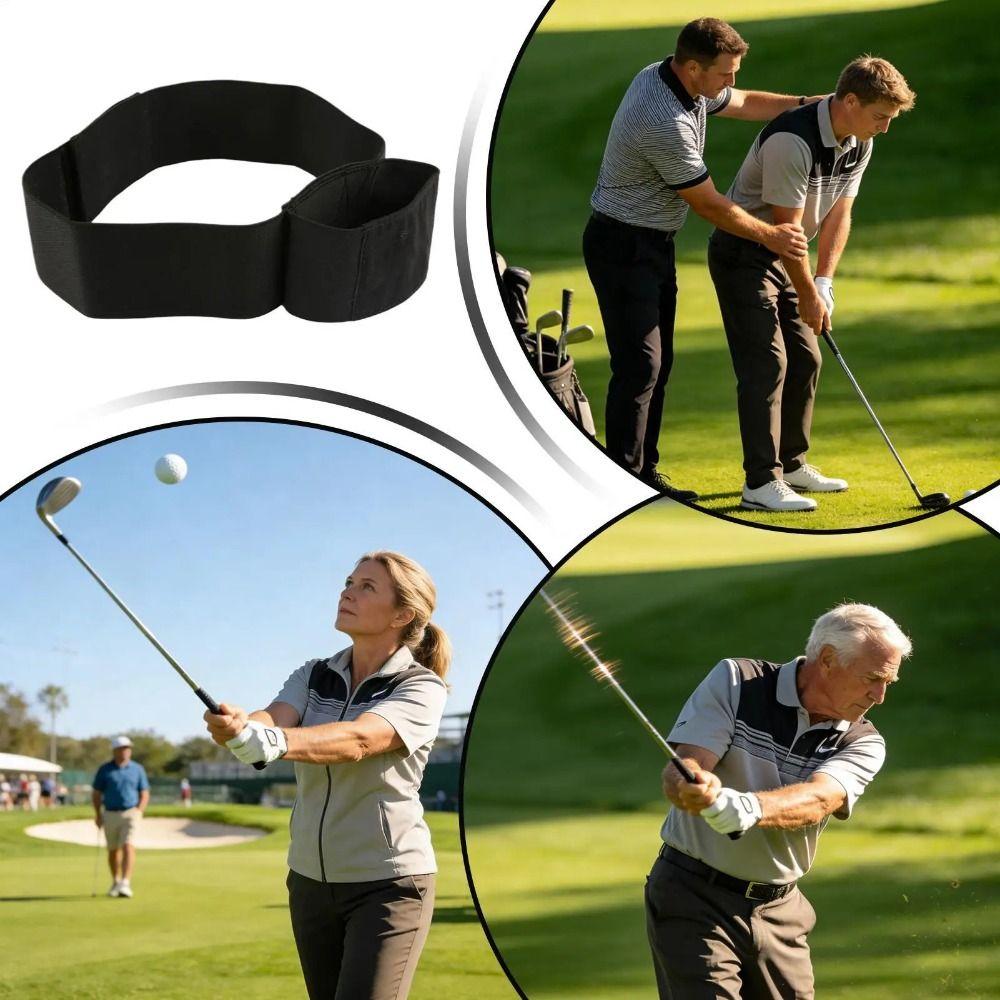 Adjustable Golf Hand Posture Corrector Elastic Golf Swing Training Aid  Indoor Practice