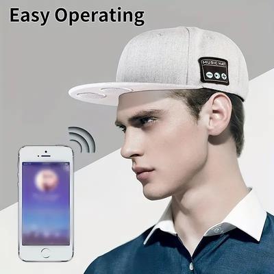 Bluetooth 5.0 Headphones Headset Baseball Cap Wireless Summer Hats With Stereo Earphone Mic Outdoor Hands-free Earbuds