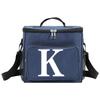 Insulated Lunch Bags Thermal Organizer Handbag Cooler Box for Student Portable Waterproof Camping Storage Boxes White Pattern