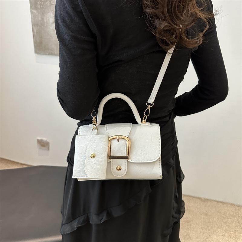 Personality Beautiful Foreign Style Small Square Bag 2025 New Simple Retro Handbag Trendy Foreign Style Crossbody Shoulder Women's Bag