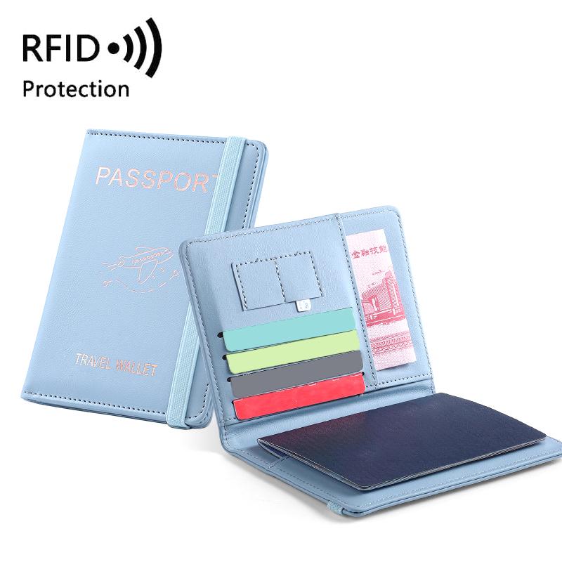 Waterproof Passport Holder Covers Case Travel PU Leather Credit Card Wallet Cute Passport Book Mountaineering Bag Christmas Gift