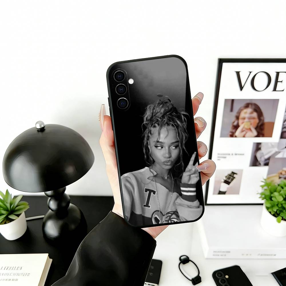 A-Afrobeats S-Style Phone Case Black Silicone Soft For Samsung Galaxy A73,A72,A71,A70,A53,A52,A51