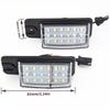 For Infiniti EX35 EX37 QX50 FX35 FX37 FX50 QX70 EX25 Q45 2pcs 6000K White LED License Plate Lights Car-Styling Number Lamps License Plate Lights 2