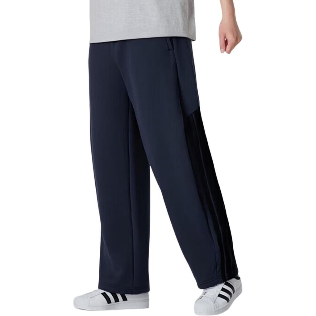 adidas Dreistreifige Bequeme Mittelhohe Lässige Weite Passform Hose Herren Unterteile KQ7874